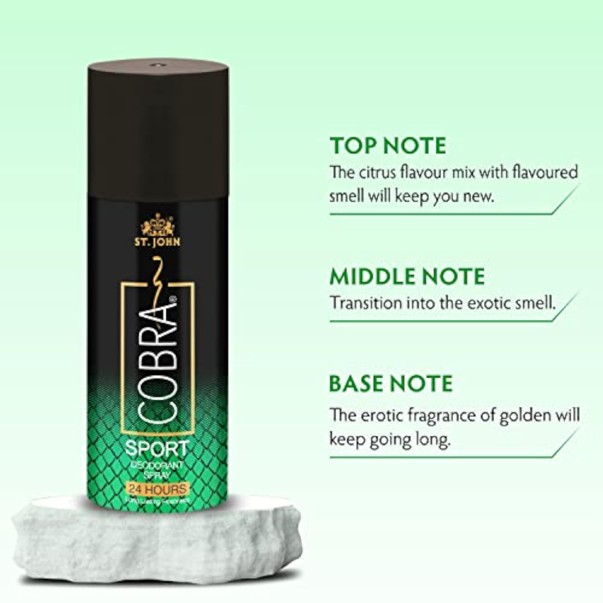 ST. JOHN Perfume Body Spray for Men & Women, Irresistible Scent